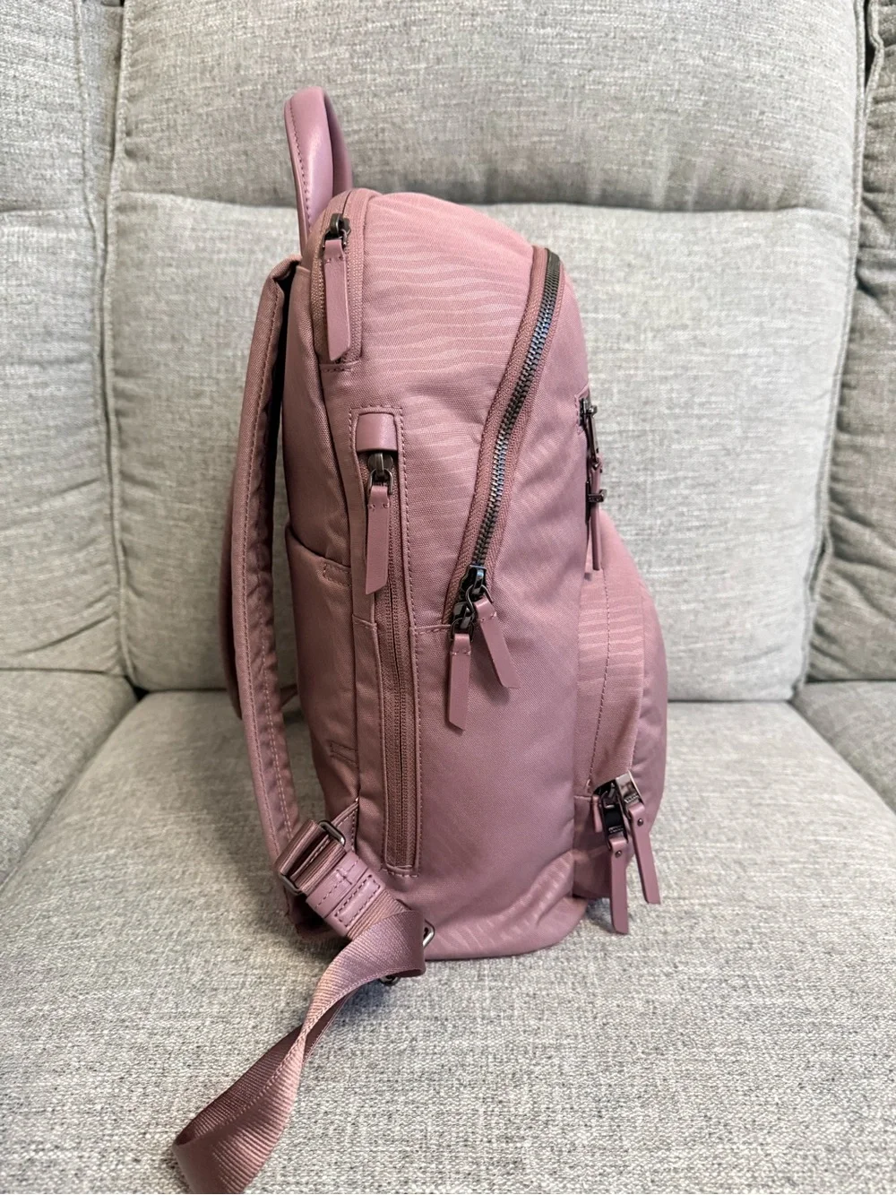 Tumi Harriet Dusty Rose Mauve 13” Travel School College University Backpack $395